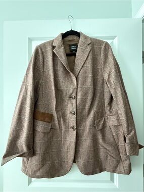 AKRIS BERGDORF GOODMAN Women's Plaid Blazer Jacket